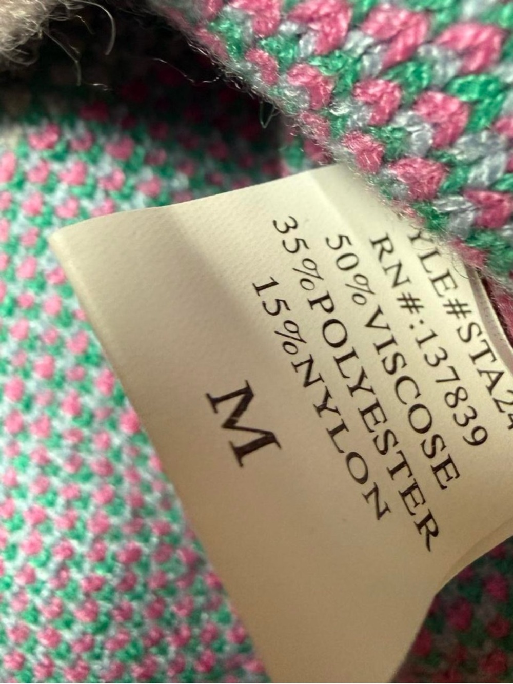 Luna Ivy Sweater Vest Womens M dogs Floral Strawberry Cottagecore NWT - Picture 3 of 4